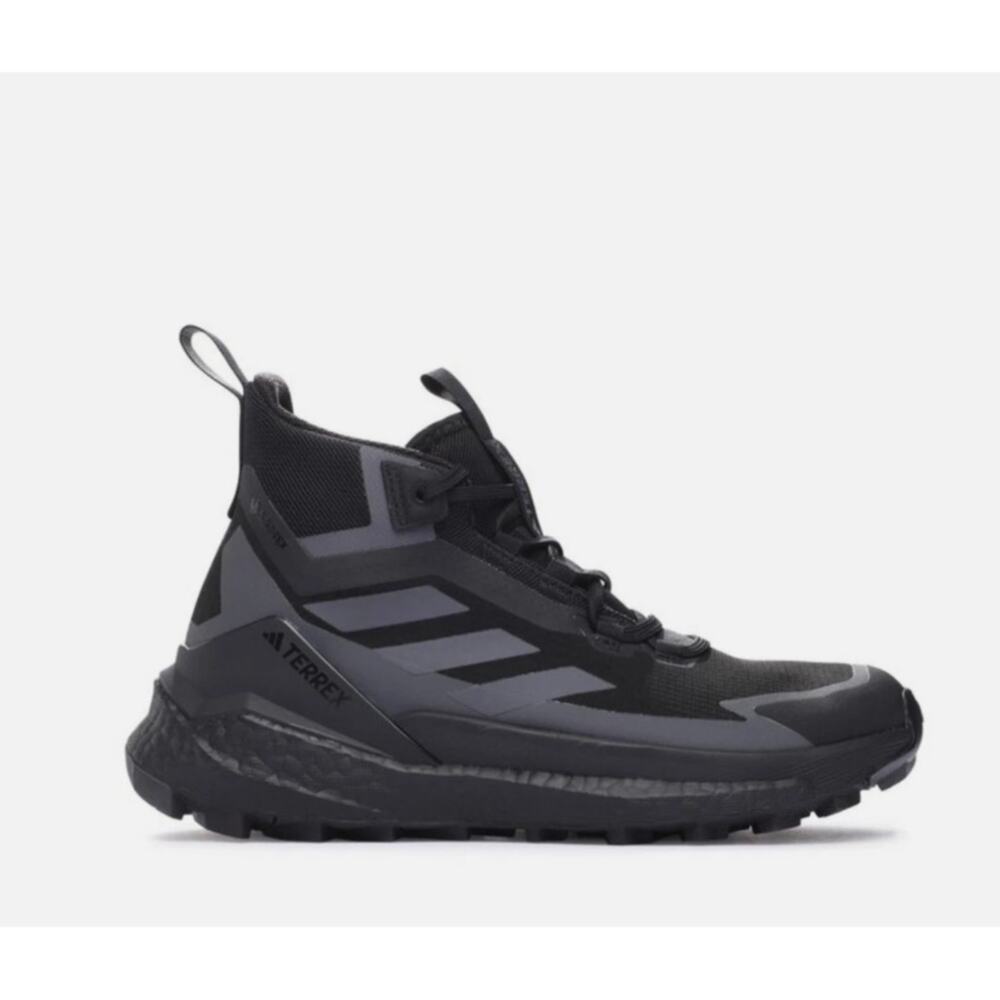 Adidas Terrex Free Hiker 2.0 Gore-Tex Hiking Shoes BOOST Sole Black Grey Men 7.5